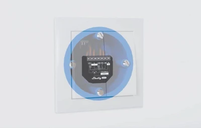 Shelly 2PM Gen4 Zigbee/Matter černé chytré dvoukanálové relé