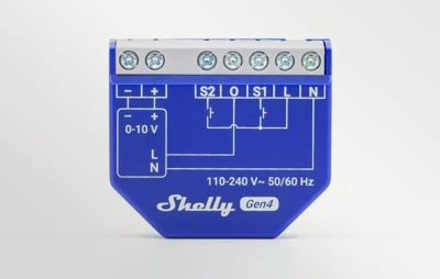 Shelly 0/1-10 V PM Gen4 stmívač