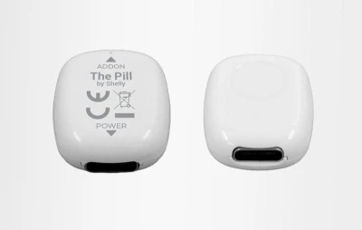 Shelly The Pill bílý univerzální WiFi/Bluetooth senzor
