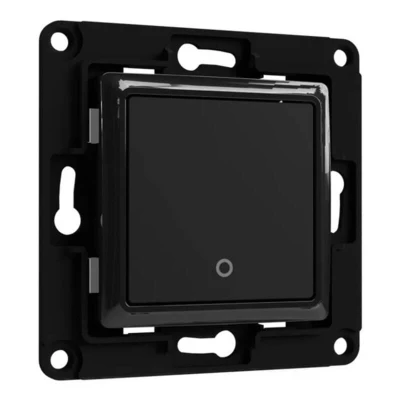 Shelly Wall Switch černý nástěnný spínač s 1 tlačítkem