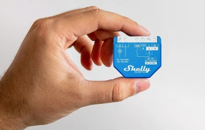 Shelly Wave 1 LR modrý vypínač světla