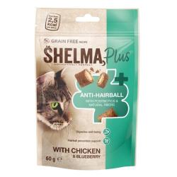 Shelma Cat Snack Anti-hairball polštářky GF 60 g (bal. 8 ks) Shelma Cat Snack Anti-hairball polštářky GF 60 g (bal. 8 ks)