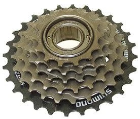 Shimano 6-kolo MF-TZ500 14-28 zubů, hnědé/černé