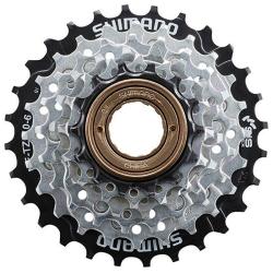 Shimano 6-kolesové MF-TZ510 14-28 zubov, strieborné/čierne, v krabičke