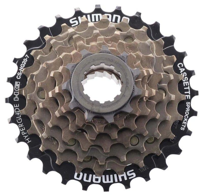 Shimano 7-kazeta CS-HG210 12-28 zubů v krabičce Shimano 7-kazeta CS-HG210 12-28 zubů v krabičce