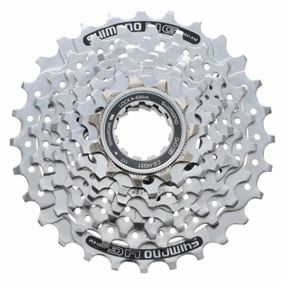 Shimano 8-kazeta CS-HG51 11-28 zubů, stříbrná, v krabičce Shimano 8-kazeta CS-HG51 11-28 zubů, stříbrná, v krabičce