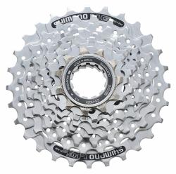 Shimano 8-kazeta CS-HG51 11-30 zubů, stříbrná v krabičce Shimano 8-kazeta CS-HG51 11-30 zubů, stříbrná v krabičce