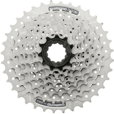 Shimano 9-kazeta CS-HG201 11-36 zubů, stříbrná mat Shimano 9-kazeta CS-HG201 11-36 zubů, stříbrná mat