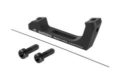 SHIMANO Adaptér přední POST/FLAT 140mm, černý SHIMANO Adaptér přední POST/FLAT 140mm, černý