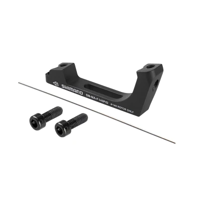 SHIMANO Adaptér predný POST/FLAT 140mm, čierny SHIMANO Adaptér predný POST/FLAT 140mm, čierny
