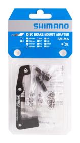 SHIMANO Adaptér přední POST/ STAND 203mm, černý (VÝPRODEJ)