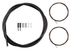 SHIMANO Bowdeny+laná brzdový set SH BC-9000 silné, čierny