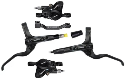 Shimano brzda kotoučová MT201, p+z (1000+1700 mm), adaptér, komplet bez kotoučů Shimano brzda kotoučová MT201, p+z (1000+1700 mm), adaptér, komplet bez kotoučů