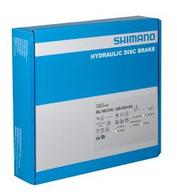 SHIMANO Brzda kotoučová přední komplet DEORE M6100 100 cm