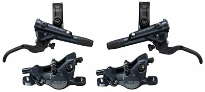 Shimano brzda kotoučová SLX M7100 přední a zadní komplet bez kotoučů J-kit v krabičce Shimano brzda kotoučová SLX M7100 přední a zadní komplet bez kotoučů J-kit v krabičce