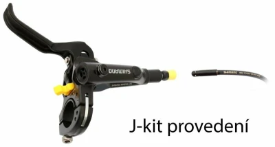 Shimano brzda kotoučová XT M8100 p+z komplet bez kotoučů a adapteru, J-kit v krabičce
