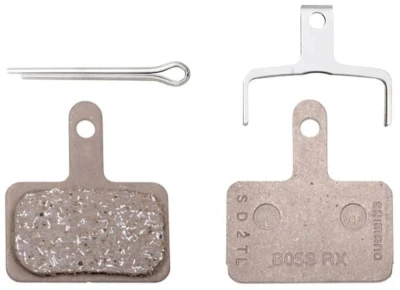 Shimano brzdové destičky B05S-RX polymer, 25 párů v krabičce Shimano brzdové destičky B05S-RX polymer, 25 párů v krabičce