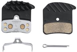 Shimano brzdové destičky H03C-MFA metal, s chladičem čtyřpístkové, v krabičce