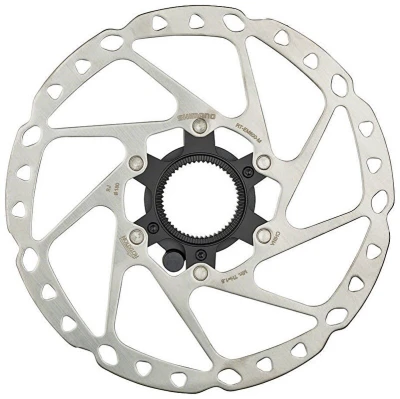 Shimano RT-EM600 stříbrno-černý 160mm Center Lock E-bike brzdový kotouč s magnetem