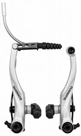 Shimano brzdy Alivio BR-T4000 V-brake stříbrné v krabičce Shimano brzdy Alivio BR-T4000 V-brake stříbrné v krabičce