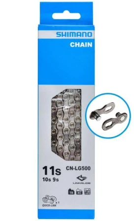 Shimano CN-LG500 Linkglide 9-11-KOLO 116ČL. Balený řetěz Shimano CN-LG500 Linkglide 9-11-KOLO 116ČL. Balený řetěz