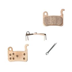 SHIMANO Brzdové platničky SH M06 kovové, s pružinou+závlačkou