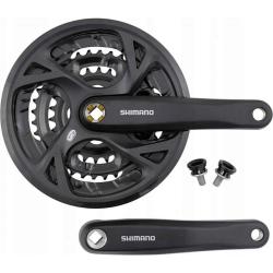 Shimano FCM371 44/32/22 170mm čierne S Krytom kľuky