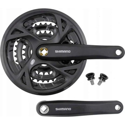 Shimano FCM371 44/32/22 170mm černé S Krytem kliky Shimano FCM371 44/32/22 170mm černé S Krytem kliky