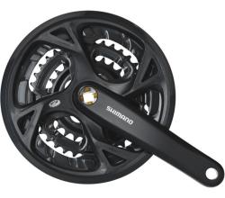 Shimano FCM371 48/36/26 175mm čierne S Krytom kľuky