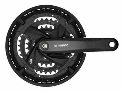 Shimano kliky Acera FC-M371-L 175mm 48-36-26, černé, s krytem ,9 speed, pro osu 4HR, v krabičce Shimano kliky Acera FC-M371-L 175mm 48-36-26, černé, s krytem ,9 speed, pro osu 4HR, v krabičce