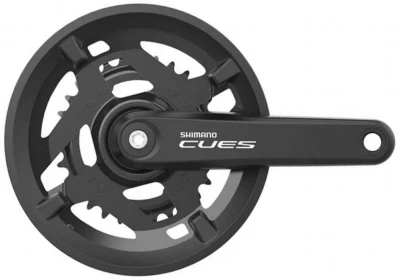 Shimano kliky Cues FC-U4010-2, 170mm, 46-30 zubů, černé, 11,10,9 speed, s ložisky Shimano kliky Cues FC-U4010-2, 170mm, 46-30 zubů, černé, 11,10,9 speed, s ložisky