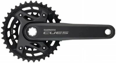 Shimano kliky Cues FC-U6000-2B, 175mm, 36-22 zubů, černé, 11,10,9 speed, v krab. Shimano kliky Cues FC-U6000-2B, 175mm, 36-22 zubů, černé, 11,10,9 speed, v krab.