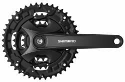 Shimano kliky FC-MT100-L 175mm 40-30-22, černé, bez krytu, 9 speed, pro osu čtyřhran Shimano kliky FC-MT100-L 175mm 40-30-22, černé, bez krytu, 9 speed, pro osu čtyřhran