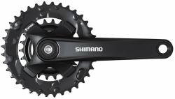 Shimano kliky FC-MT101-L 175mm 36x22, černé, bez krytu, 9 speed, pro osu čtyřhran Shimano kliky FC-MT101-L 175mm 36x22, černé, bez krytu, 9 speed, pro osu čtyřhran