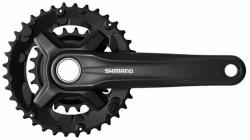 Shimano kľuky FC-MT210-B2, 175mm 36-22 zubov, čierne, 9 speed, bez krytu, Boost, v krabičke