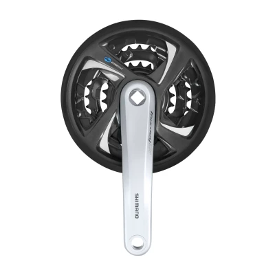 SHIMANO Kliky FCTX801 48/38/28 stříbrné 170+kryt SHIMANO Kliky FCTX801 48/38/28 stříbrné 170+kryt