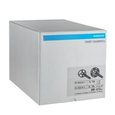 SHIMANO GRX FCRX610-2 170 mm 46/30 12k se osou gravel kliky
