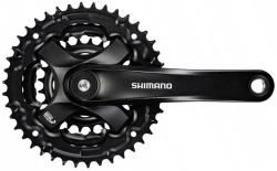 Shimano kliky Tourney FC-TY301-L 175mm 42-34-24 zubů, černé Shimano kliky Tourney FC-TY301-L 175mm 42-34-24 zubů, černé