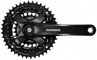 Shimano kliky Tourney FC-TY301-L 175mm 42-34-24 zubů, černé Shimano kliky Tourney FC-TY301-L 175mm 42-34-24 zubů, černé