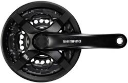 Shimano kľuky Tourney FC-TY501-L 170mm 42-34-24 zubov, čierne s krytom, v krabičke