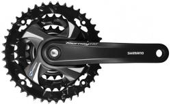 Shimano kľuky Tourney TX FC-TX801-L 175mm 42-32-22 zubov, čierne bez krytu