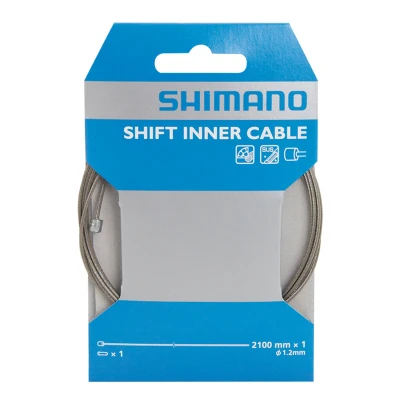 SHIMANO Lanko řadicí SH NEREZ 2,1 m x 1,2 mm SHIMANO Lanko řadicí SH NEREZ 2,1 m x 1,2 mm