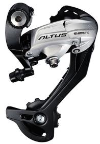 Shimano prehadzovač Altus RDM370SGSS strieborný 9 speed