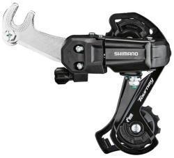 Shimano měnič Tourney RD-TY200SS hák 6/7 speed , dlouhé vodítko, černý Shimano měnič Tourney RD-TY200SS hák 6/7 speed , dlouhé vodítko, černý
