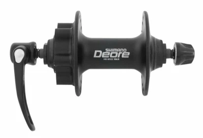 Shimano náboj disc Deore HB-M525BL 32děr přední, 6děr, černý, v krabičce Shimano náboj disc Deore HB-M525BL 32děr přední, 6děr, černý, v krabičce