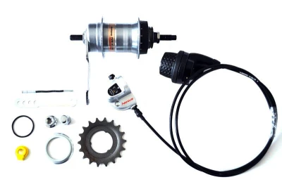 Shimano náboj Nexus kompletní 3 rychlostní INTER-3, 18 zubů Shimano náboj Nexus kompletní 3 rychlostní INTER-3, 18 zubů
