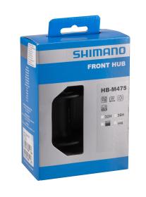 SHIMANO Náboj přední HBM475 černý kot. 6 děr 36 děr