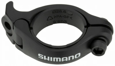 Shimano SM-AD91-MS černá objímka na přesmykač O31,8mm s adaptérem na O28,6mm