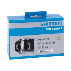 SHIMANO Pedále MTB SPD PDM520L čierne