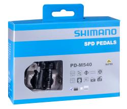 SHIMANO Pedály MTB SPD PDM540 se zarážkami, černé